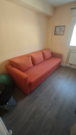 Sofá Cama Ikea 3 Plazas Rojo friheten