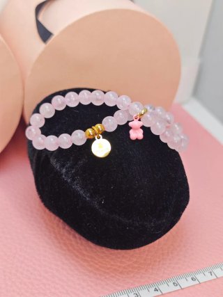 Pulsera TOUS Cuarzo Rosa Oso Bold