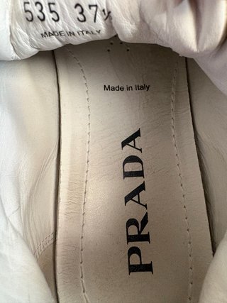 Zapatillas Prada Mujer Blancas y Beige