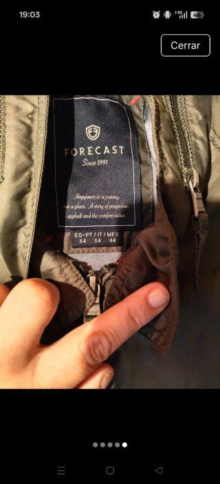 Cazadora bomber Forecast 54 verde