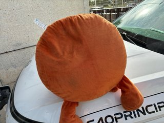 Puf de peluche de hamburguesa
