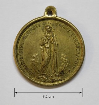 Medalla Antigua Devocional Inmaculada Concepción