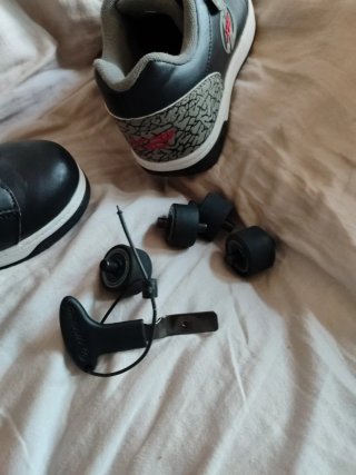 Heelys Zapatillas con Ruedas Negras Talla 37