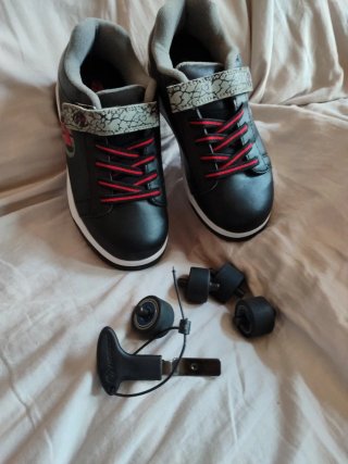 Heelys Zapatillas con Ruedas Negras Talla 37