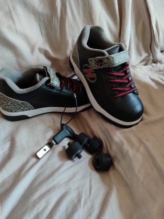 Heelys Zapatillas con Ruedas Negras Talla 37