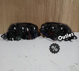 VE FAROS AUDI TT 98-05 LUZ DIURNA REAL LED FONDO NEGRO R1459