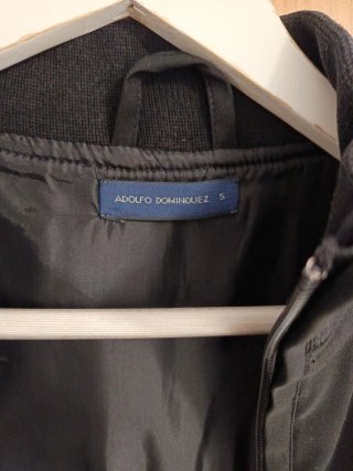 Chaqueta Adolfo Domínguez Negra Talla S
