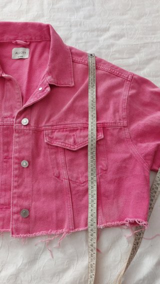Giubbino jeans Alcott donna rosa XXXXL