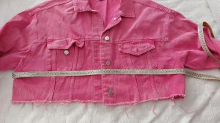 Giubbino jeans Alcott donna rosa XXXXL