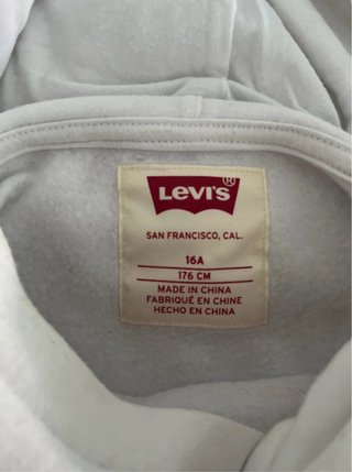 Sudadera Levi's Blanca