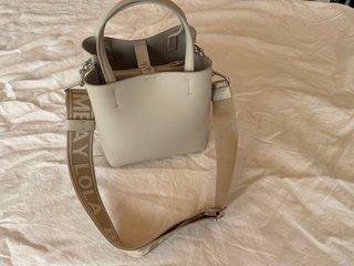 Bolso Bimba y Lola Gris/Blanco