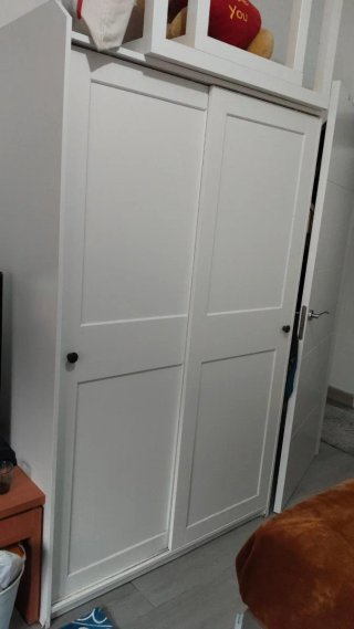 Armario blanco 4 puertas