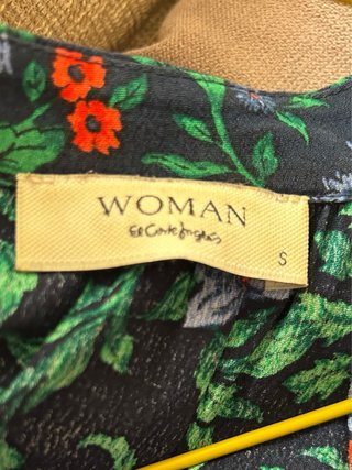 Vestido estampado flores WOMAN Corte Inglés T S
