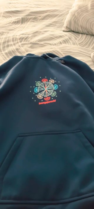Sudadera Transgoworld azul mujer
