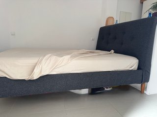 Estructura Cama IKEA IDANÄS Gris Oscuro