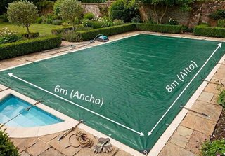Lona Protectora 6x8M Impermeable Reforzada