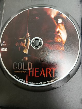 DVD Cold Heart (Desesperada) Suspense Terror