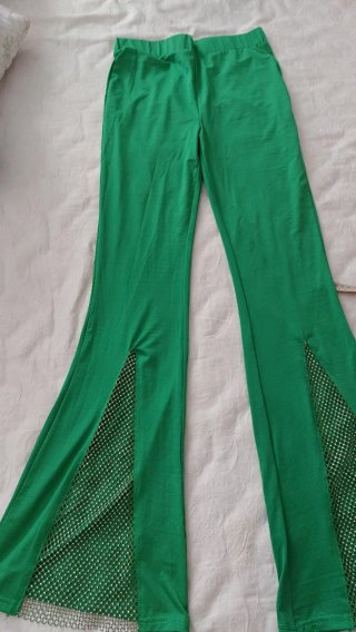 Pantaloni donna verdi da ballo