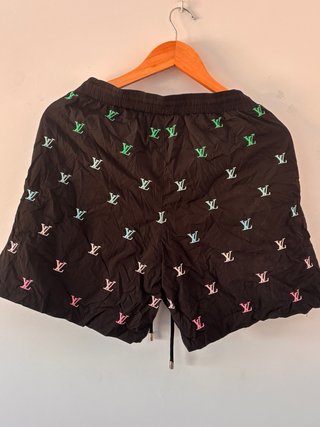 Bañador Louis Vuitton Monogram Negro
