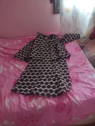 Vestido con chaqueta estampado