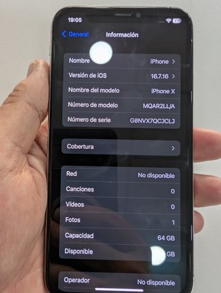 iPhone X Blanco 64GB