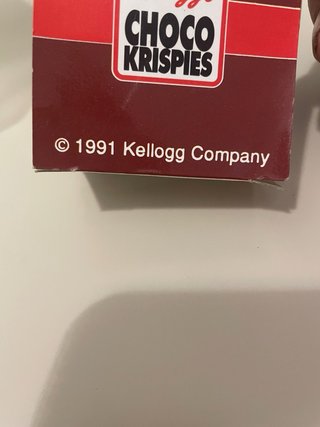 Cromo Choco Krispies Antiguo Troquelado