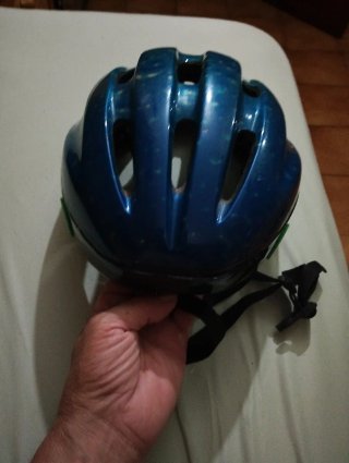 Casco Bici/Patinete Azul y Verde