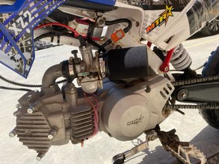 Pit Bike Motocross/Supermoto Azul y Blanca