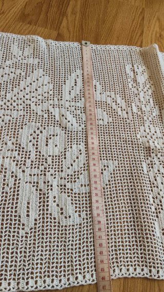Tapete crochet largo artesanal