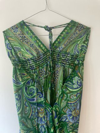 Vestido largo estampado verano