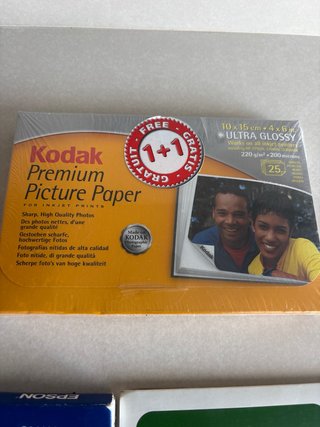 Lote 3 Paquetes Papel Fotográfico Epson HP Kodak