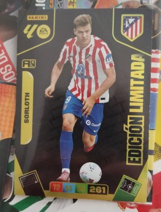 Cromo Sorloth Edición Limitada Panini