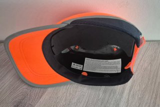 Gorra de seguridad naranja