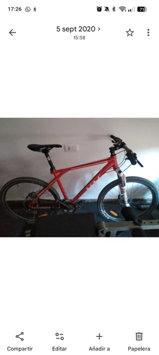 Bicicleta GT 27.5 Roja