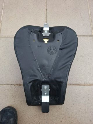Asiento Custom Moto Negro