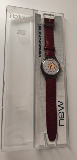Swatch Automatic Rubin SAM100 (1991) NOS