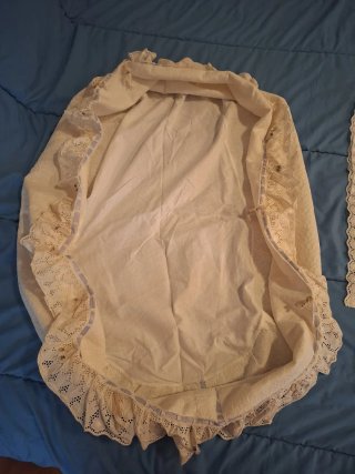Funda Cuna Moisés puntilla