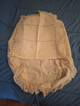 Funda Cuna Moisés puntilla