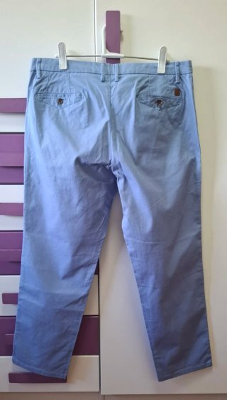 Pantalón Chino Cortefiel Talla 48 Azul