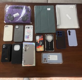 Lote 10 Fundas Móvil + Tablet ipad + Cristal