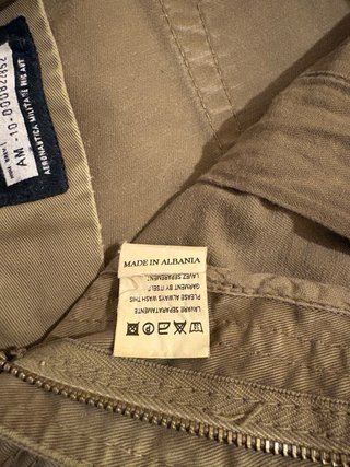 Pantalón Aeronautica Militare Caballero Verde Oliv
