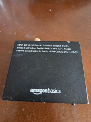 Extractor Audio HDMI 4Kx2K Amazon Basics