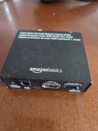 Extractor Audio HDMI 4Kx2K Amazon Basics