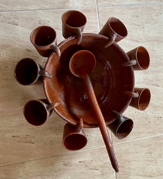 Juego de cerámica para queimada