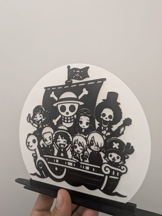 Stampa 3D One Piece Nave Pirata