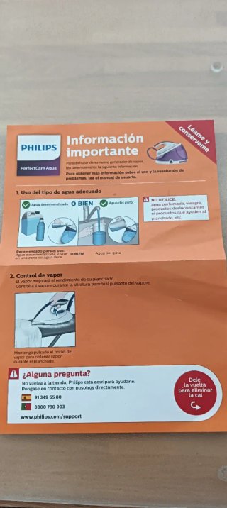Centro de Planchado Philips PerfectCare Aqua