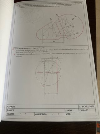 Cuaderno Dibujo Técnico II. 2 Bachillerato. Rev...