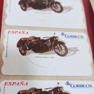 20 sellos en blanco ATM Correos impolutos