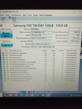 SSD Samsung 750 EVO 120GB