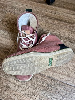 Zapatillas altas Regrow granate T46